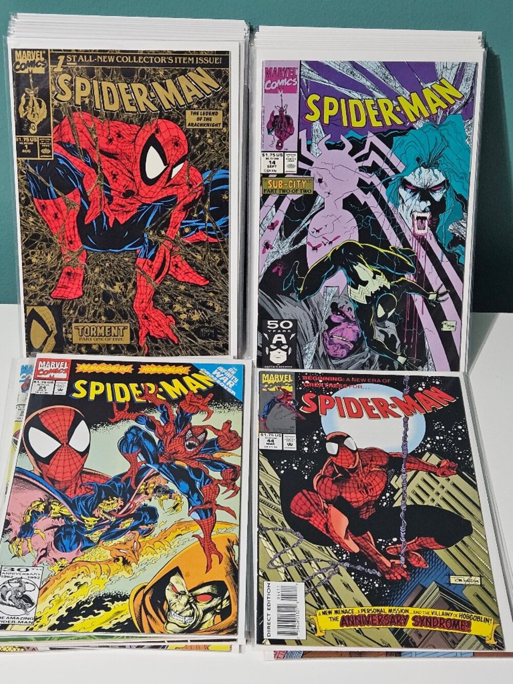 Spider-Man (Marvel Comics, 1990) Lot of 29 Issues 1-5 8-11 13-27 30 35 44 49 63
